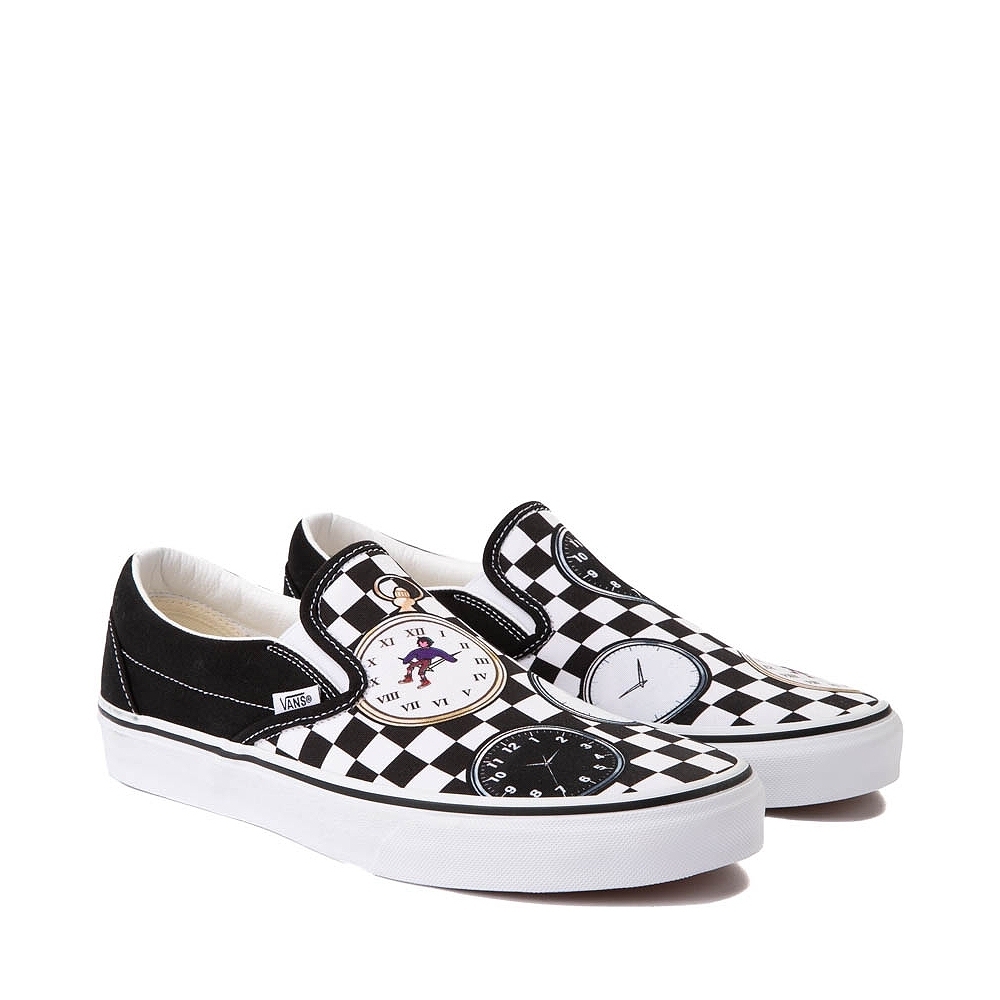 Vans Kids Checkered Black and White Sneakers